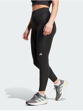 NWT! ADIDAS OWN THE RUN  Aeroready Black Running 7/8 Leggings Size Small